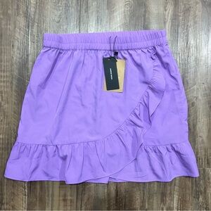 Fairy Vero Moda Women’s Size L Lavender Henna Short Wrap Flirty Skirt